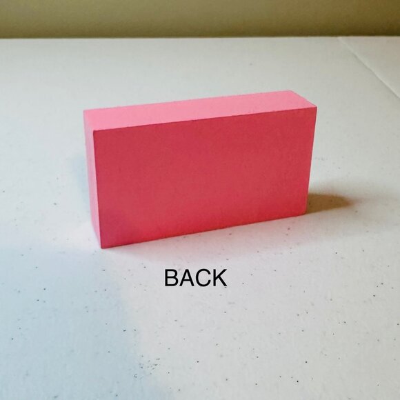 Valentines Day HELLO LOVE small block Valentine tiered tray decoration farmhouse - Picture 3 of 9